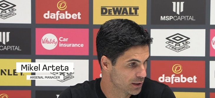 Arteta elated as Arsenal win 3-0 at Bournemouth
