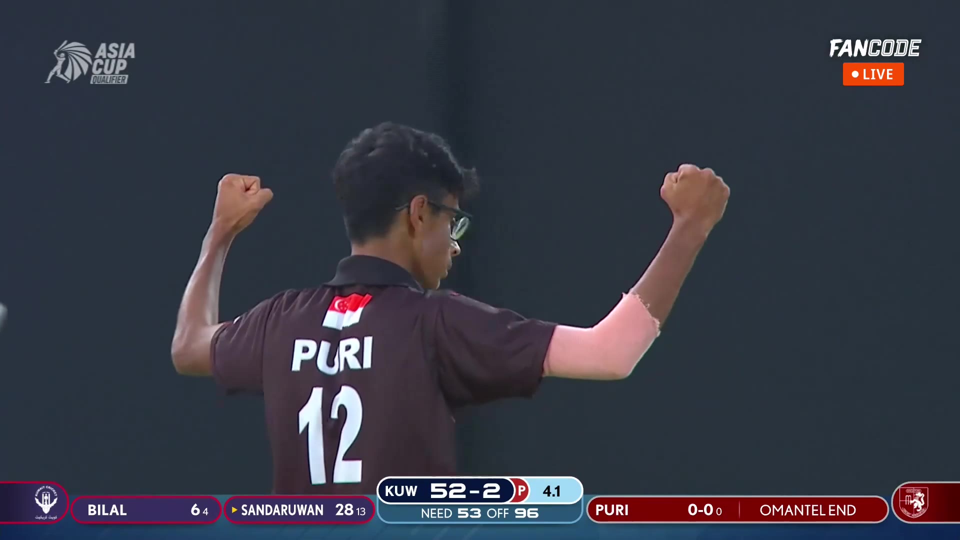 Wicket! R Sandaruwan Trying To Go Big But Hits Straight Into The Hands Of  The Fielder