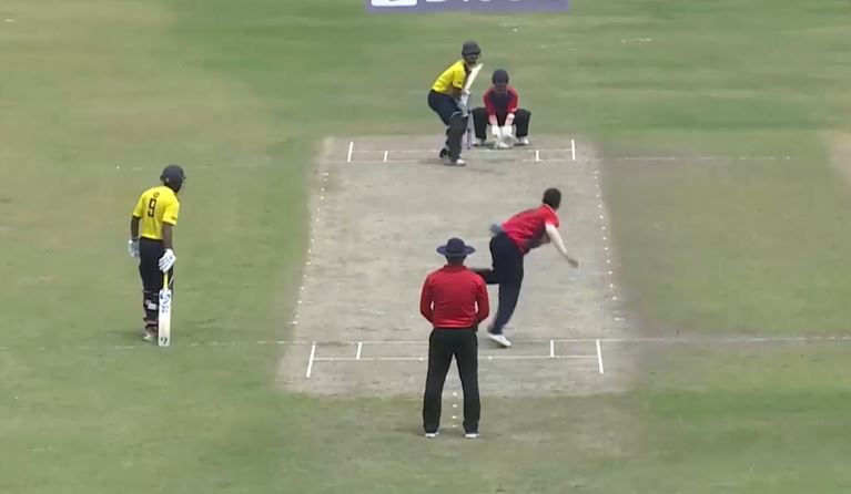 Abhishek Thakuri's brisk knock of 67 for Manas Tigers