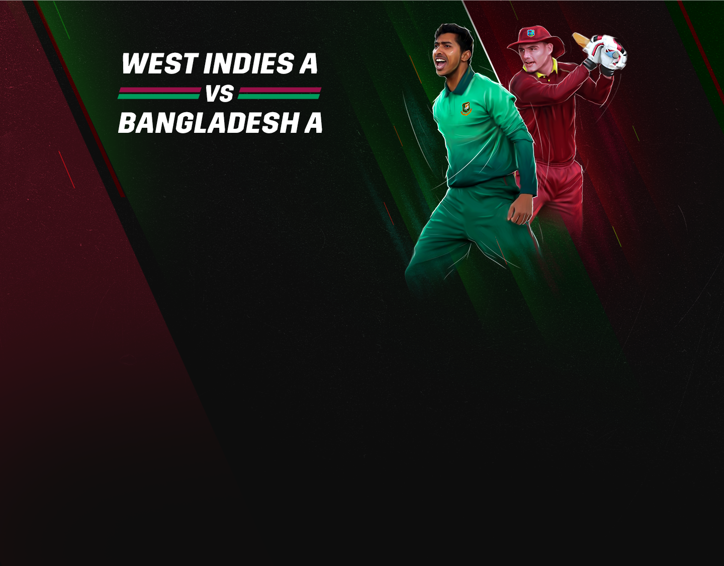 2nd unofficial test of bangladesh a tour of west indies, 2022: west indies a vs bangladesh a banner