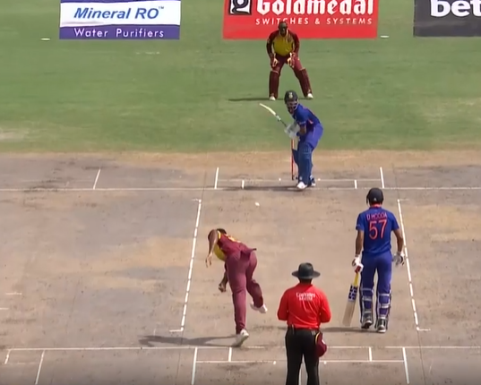 All sixes – 5th T20I, 1st innings