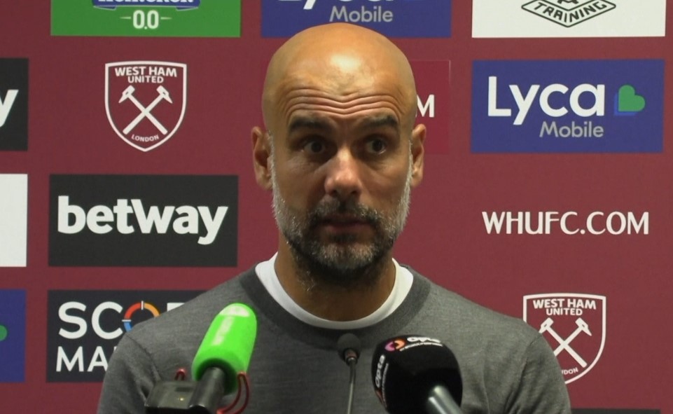 Guardiola reacts to Haaland's fantastic debut against West Ham
