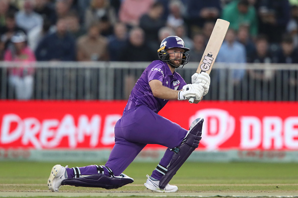 79 off 33! Adam Lyth smashes OVI's bowlers