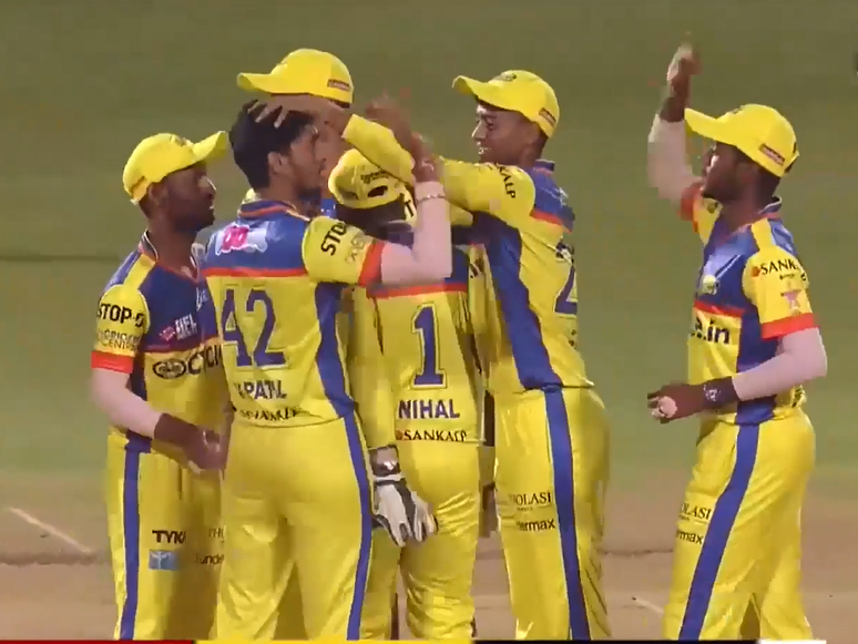 Aditya Goyal's 3 fer hands the Blasters another solid victory