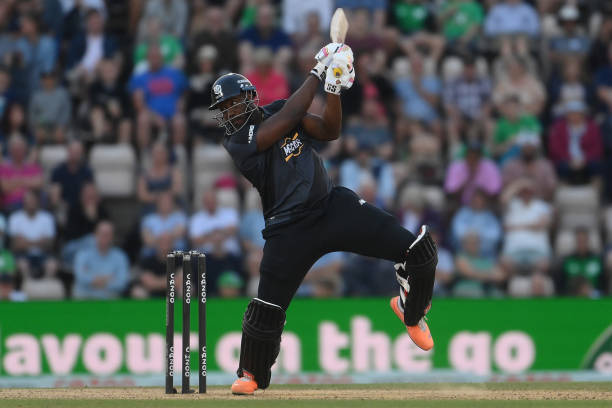 64 off 23! Andre Russell smashes SOB bowlers
