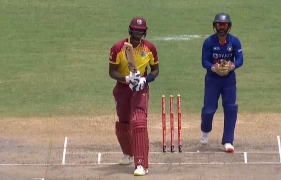 Fall of wickets – 5th T20I, 2nd innings