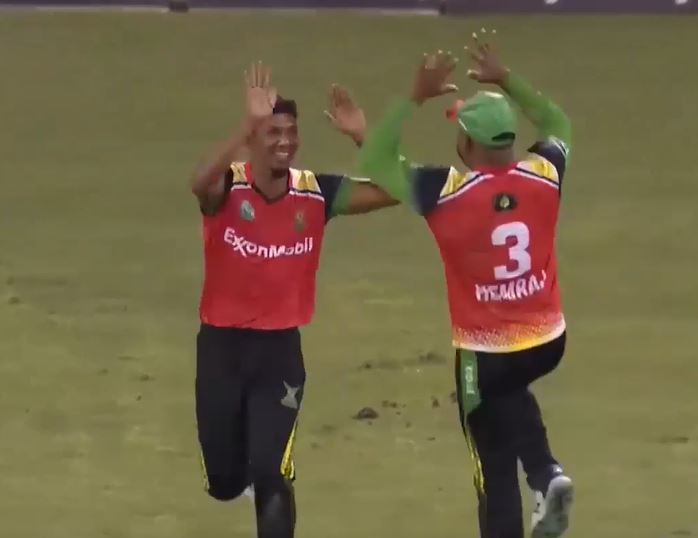 Guyana hold nerve to beat Jamaica by 12 runs