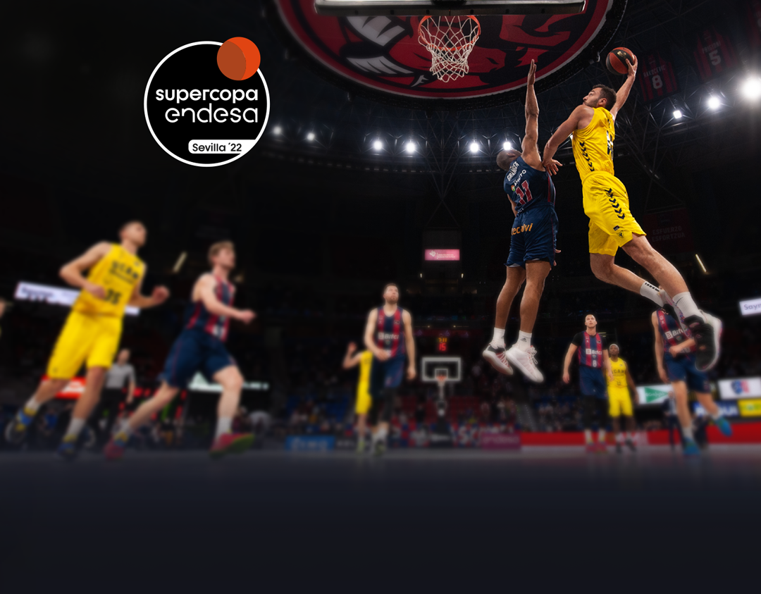 Match #1 of supercopa endesa banner