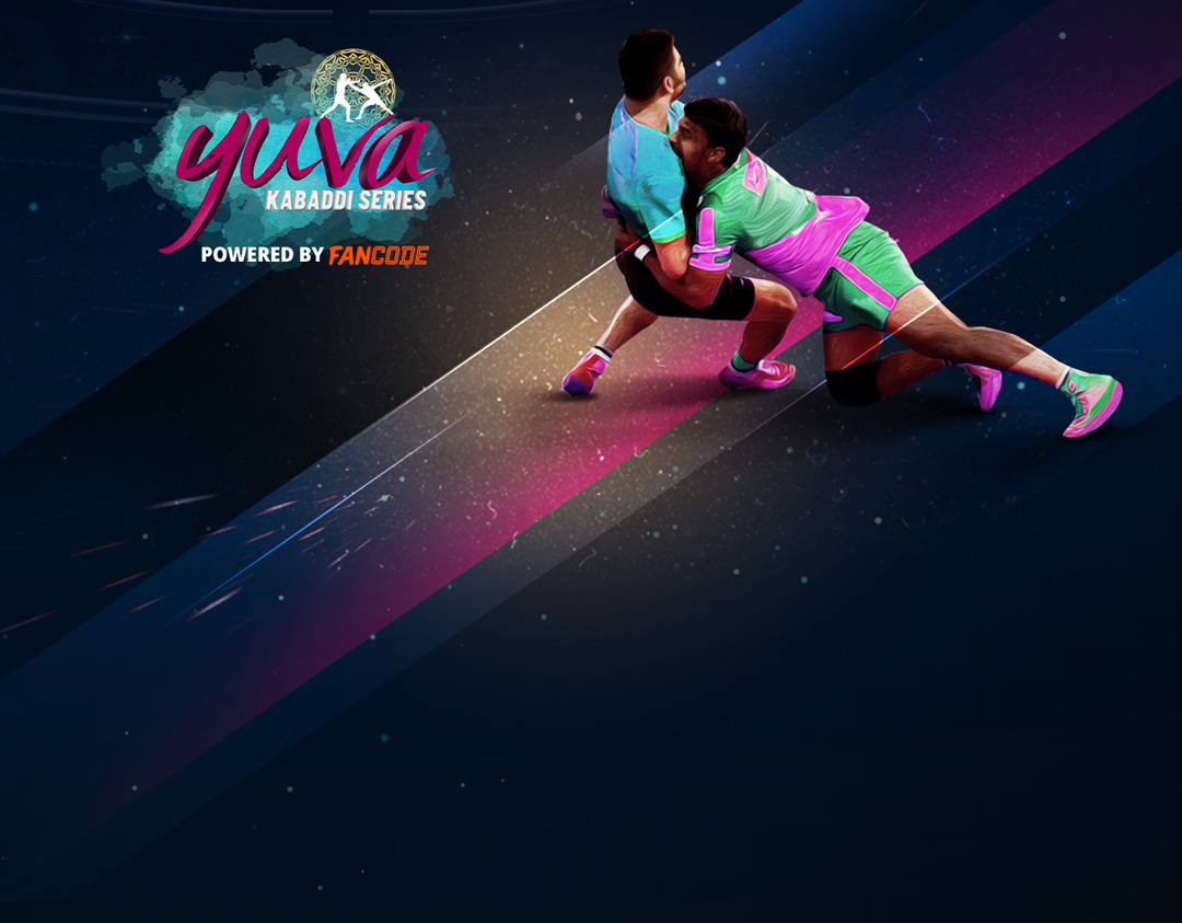 Match #80 of yuva kabaddi series monsoon edition banner