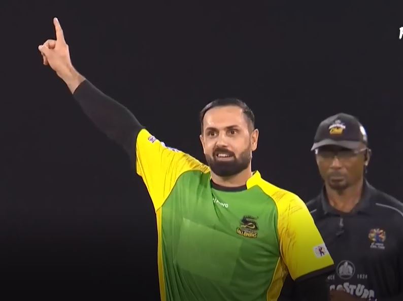 3 for 12! Mohammad Nabi stings Guyana with a brilliant spell