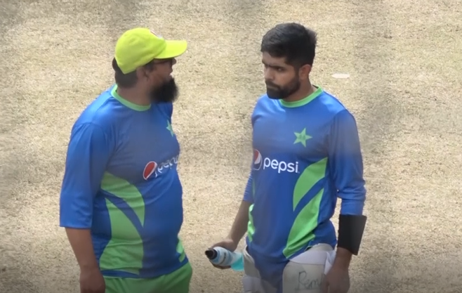 Pakistan train ahead of their crucial clash against India