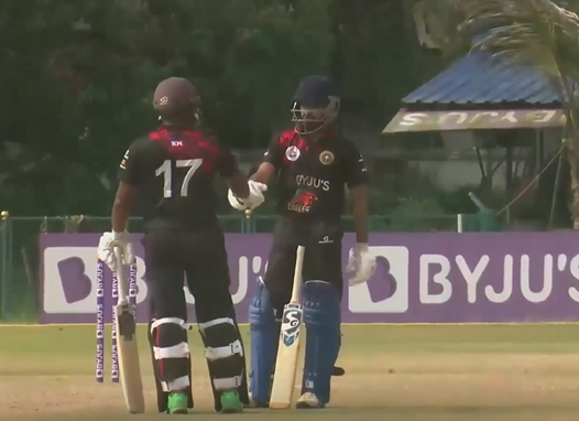 Krishna Prasad's unbeaten 61 sees Eagles home