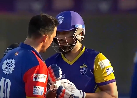 Runs galore & tempers flare in Legends T20