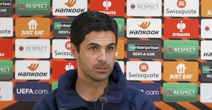 Arteta hails Arsenal dressing room ahead of UEL clash