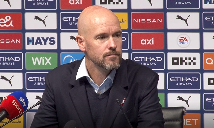 Erik disappointed as Man Utd go down 6-3 to Man City
