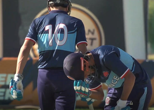 Hilarious! When fist-bump turns jaw smasher