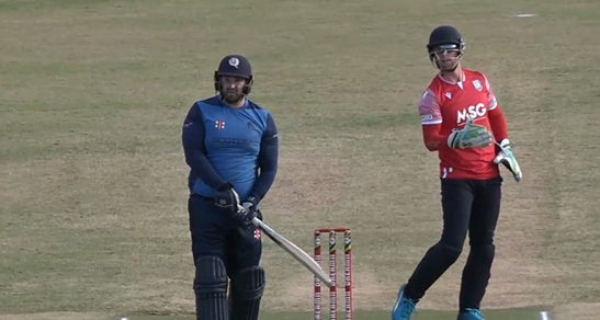 9 Sixes! Oli Hairs' quickfire knock of 71