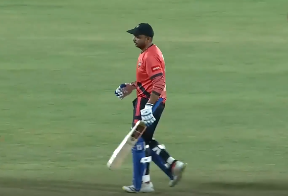 5 Fours, 3 Sixes! Abdul Rauf's fiery knock of 51