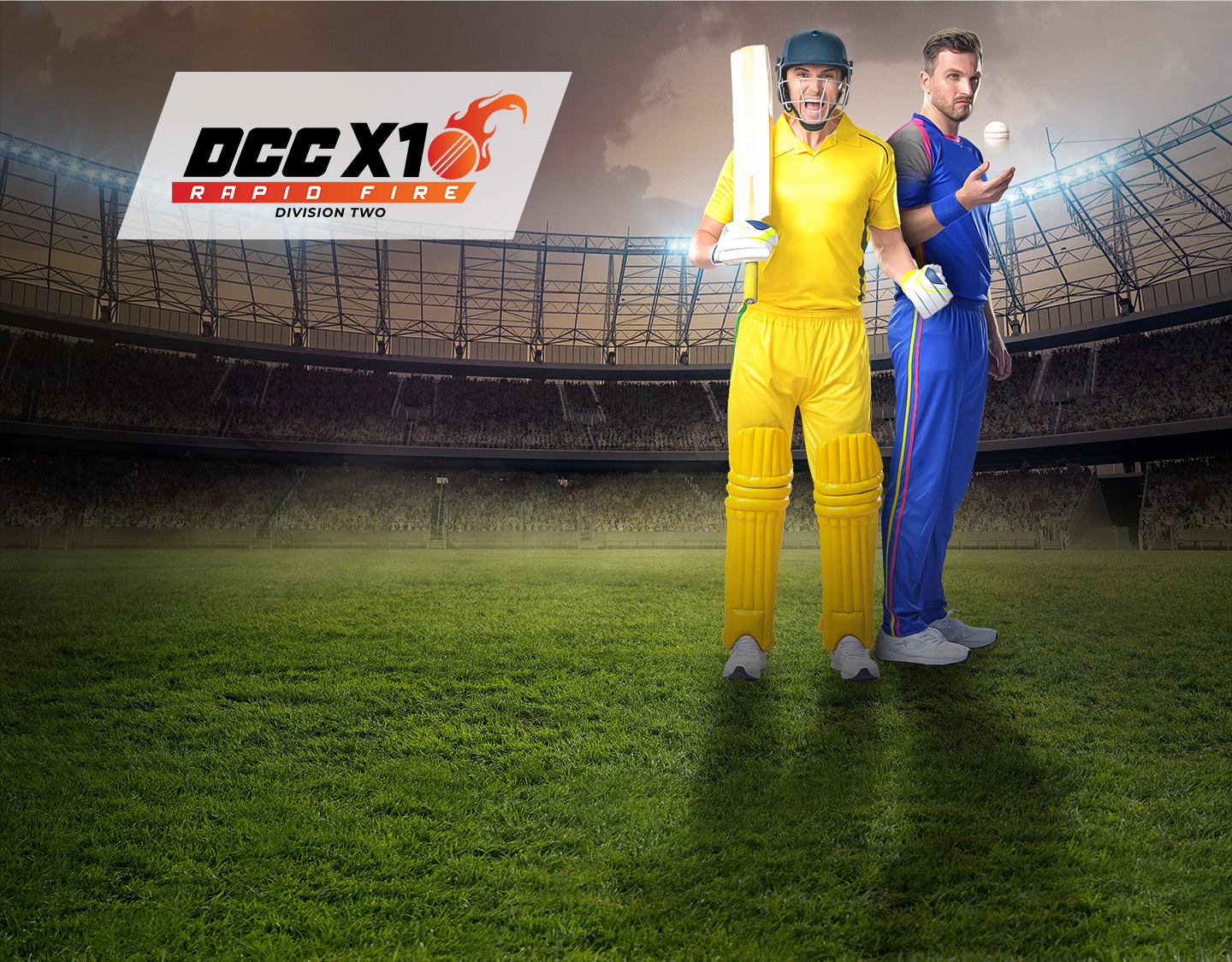 Match 11 of dcc x10 division 2, 2022: g force lions vs z games strikers banner