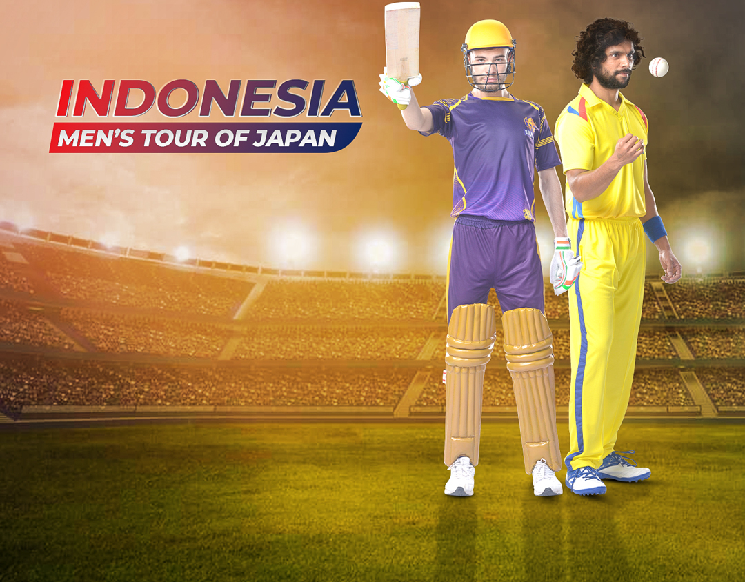 3rd t20i of indonesia men's tour of japan: japan vs indonesia banner