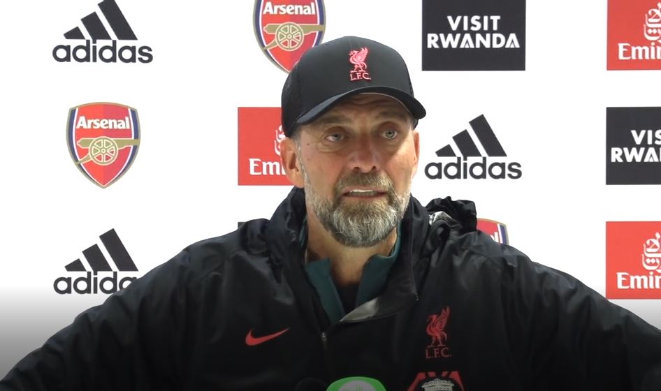 We are definitely not in the title race: Klopp after Arsenal defeat