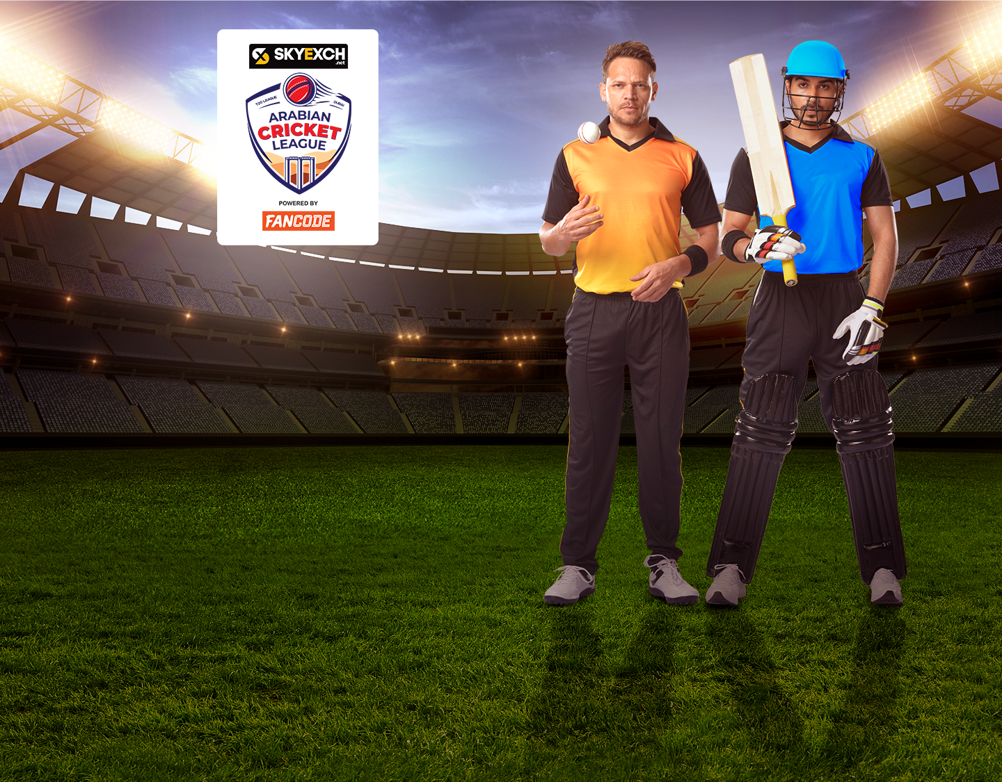 Match 2 of icca arabian cricket league, 2022 ignore: rajkot thunders vs gallion ckt club banner