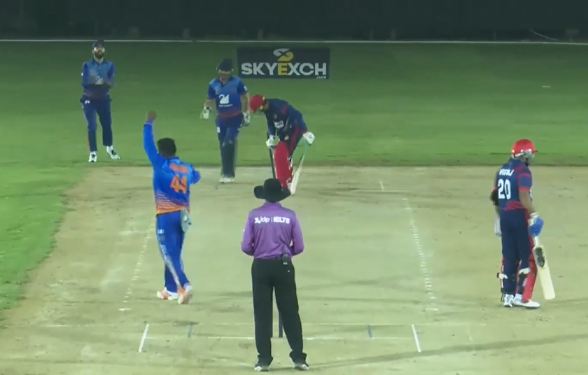 5 for 16! Nimesh is enjoying a purple patch