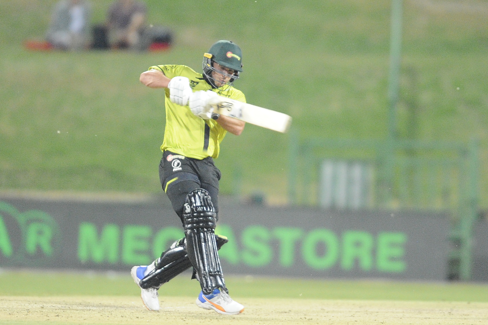 Jordan Hermann plays a steady knock of 52