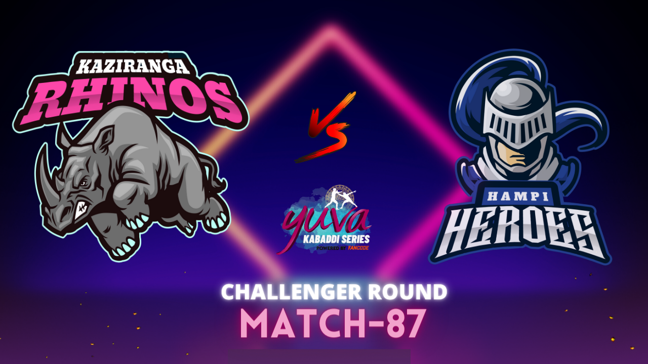 Match 87: Kaziranga Rhinos v Hampi Heroes - Preview