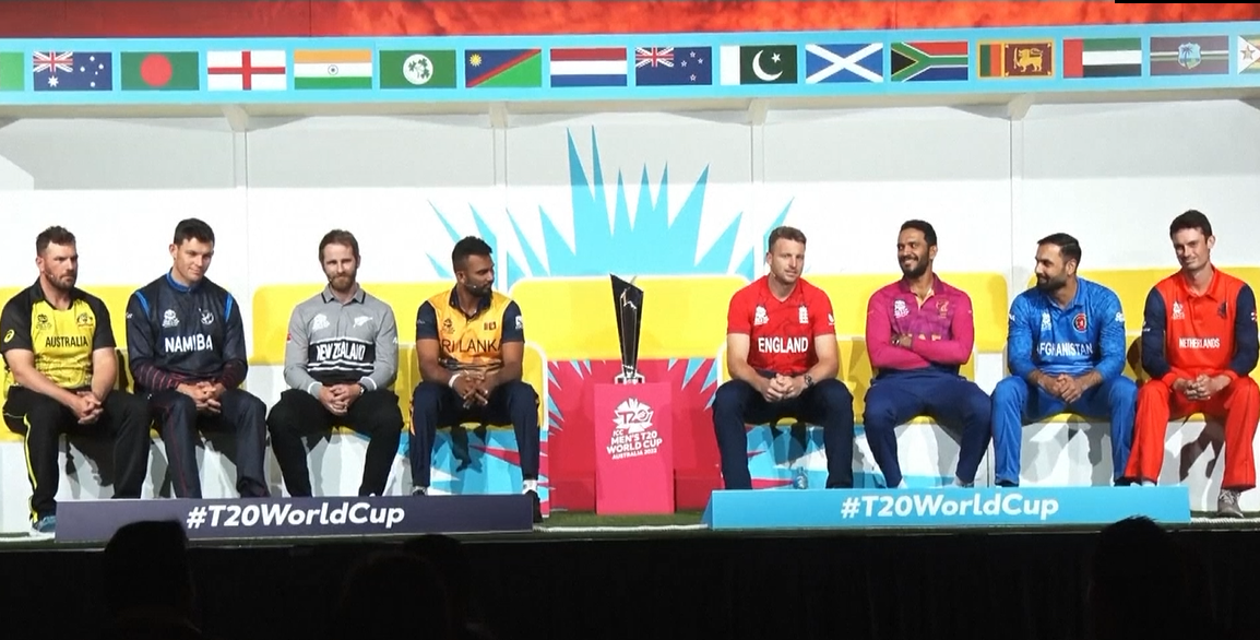 Awkward silence after captains were asked a tricky question ahead of T20 WC
