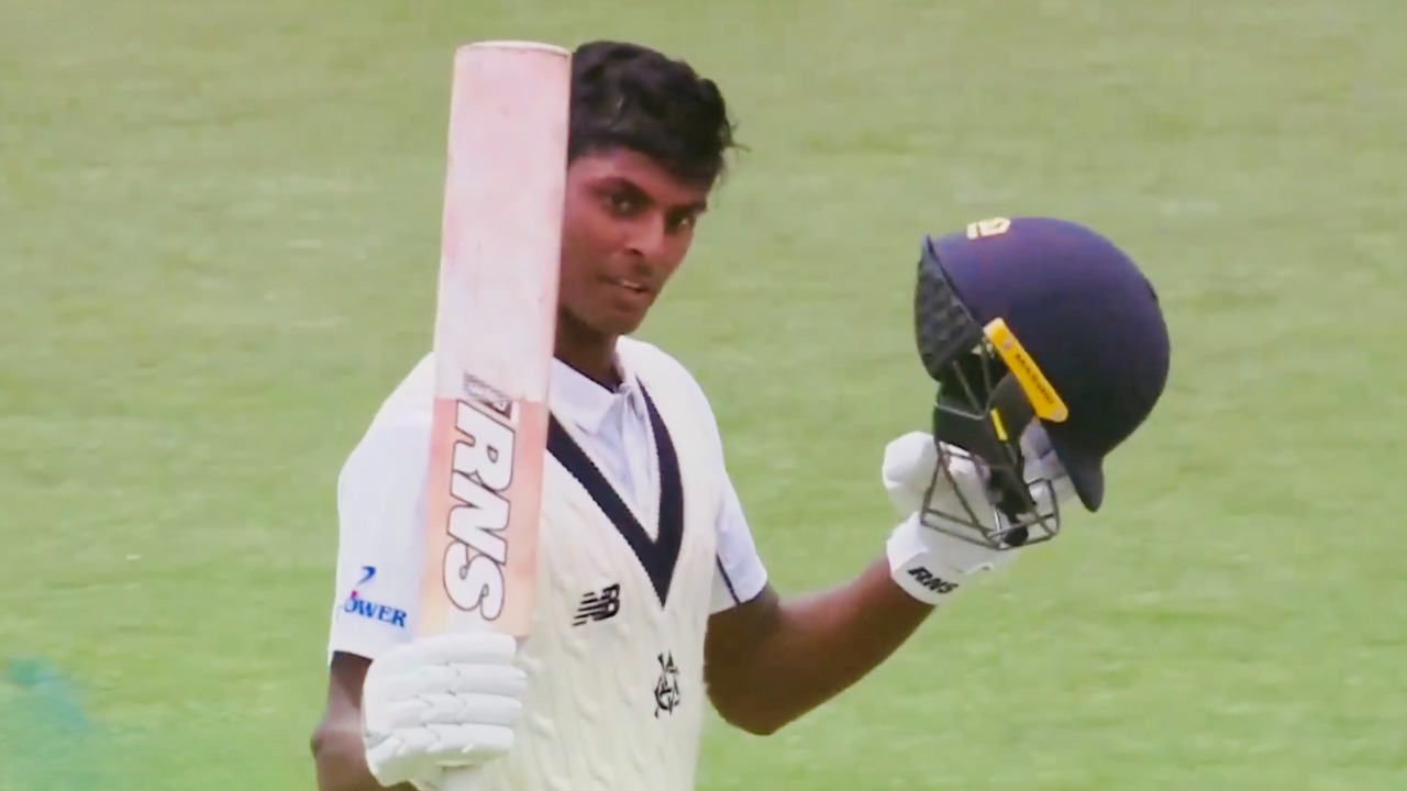 Chandrasinghe's epic unbeaten 119-run knock on debut for Victoria