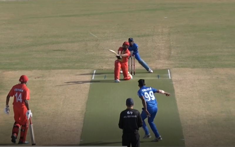 46 off 14! Hamza Saleem Dar smashes Italy bowlers