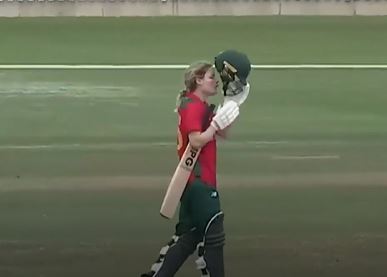 Carey's unbeaten 101 wins it for Tasmania Women