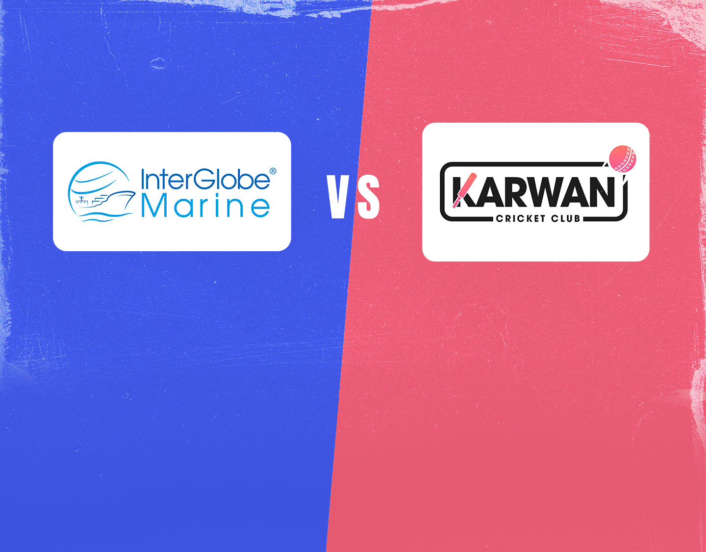 Match 18 of cbfs t10 league, 2022: interglobe marine vs karwan cc banner
