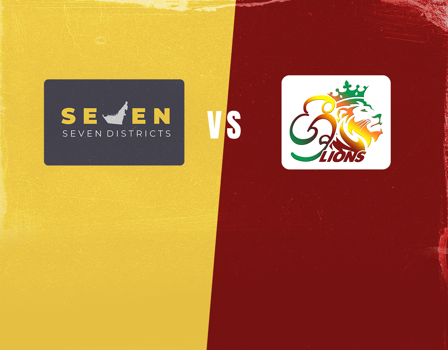 Match 20 of cbfs t10 league, 2022: seven districts vs sri lions banner