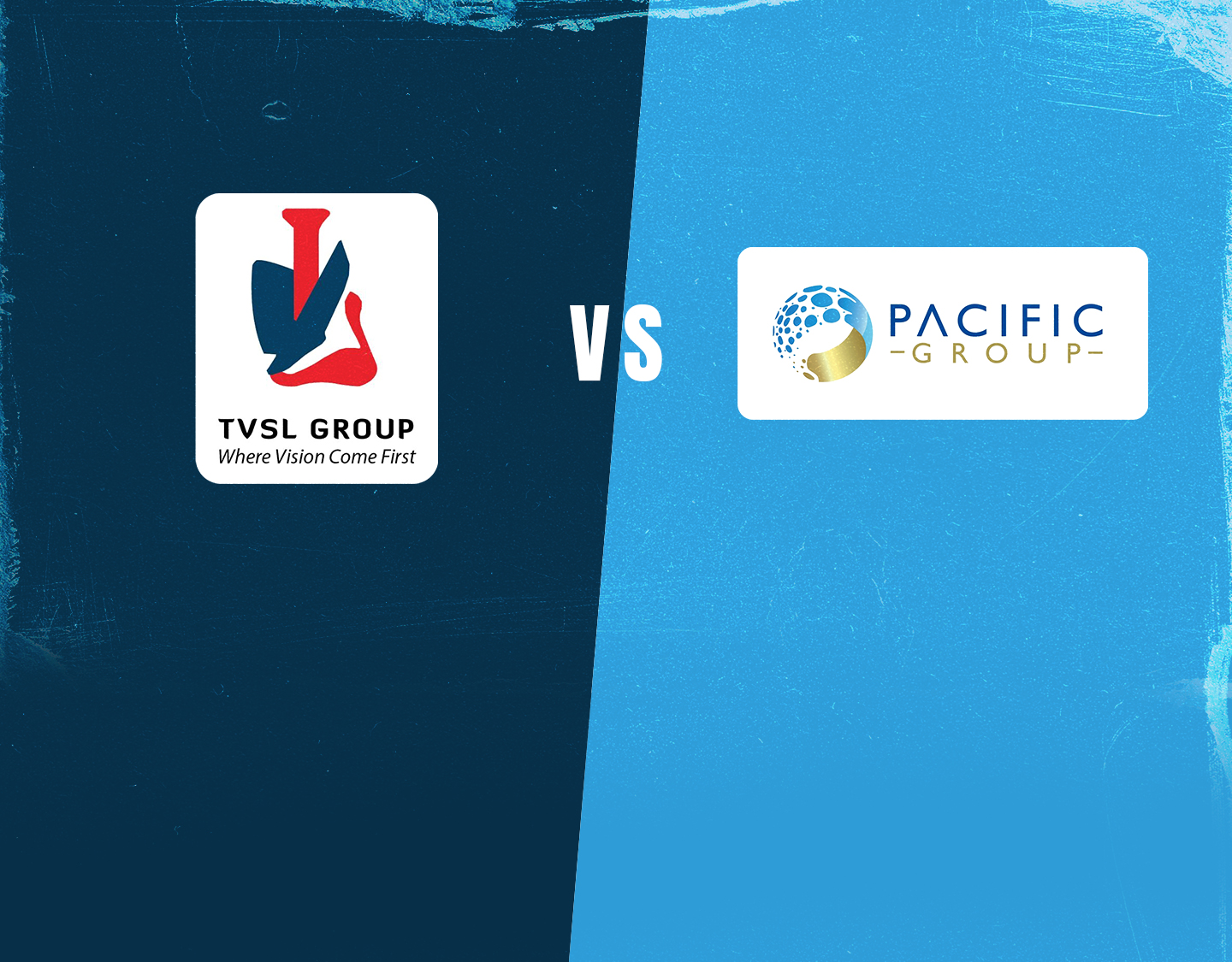 Match 23 of cbfs t10 league, 2022: the vision shipping vs pacific group banner