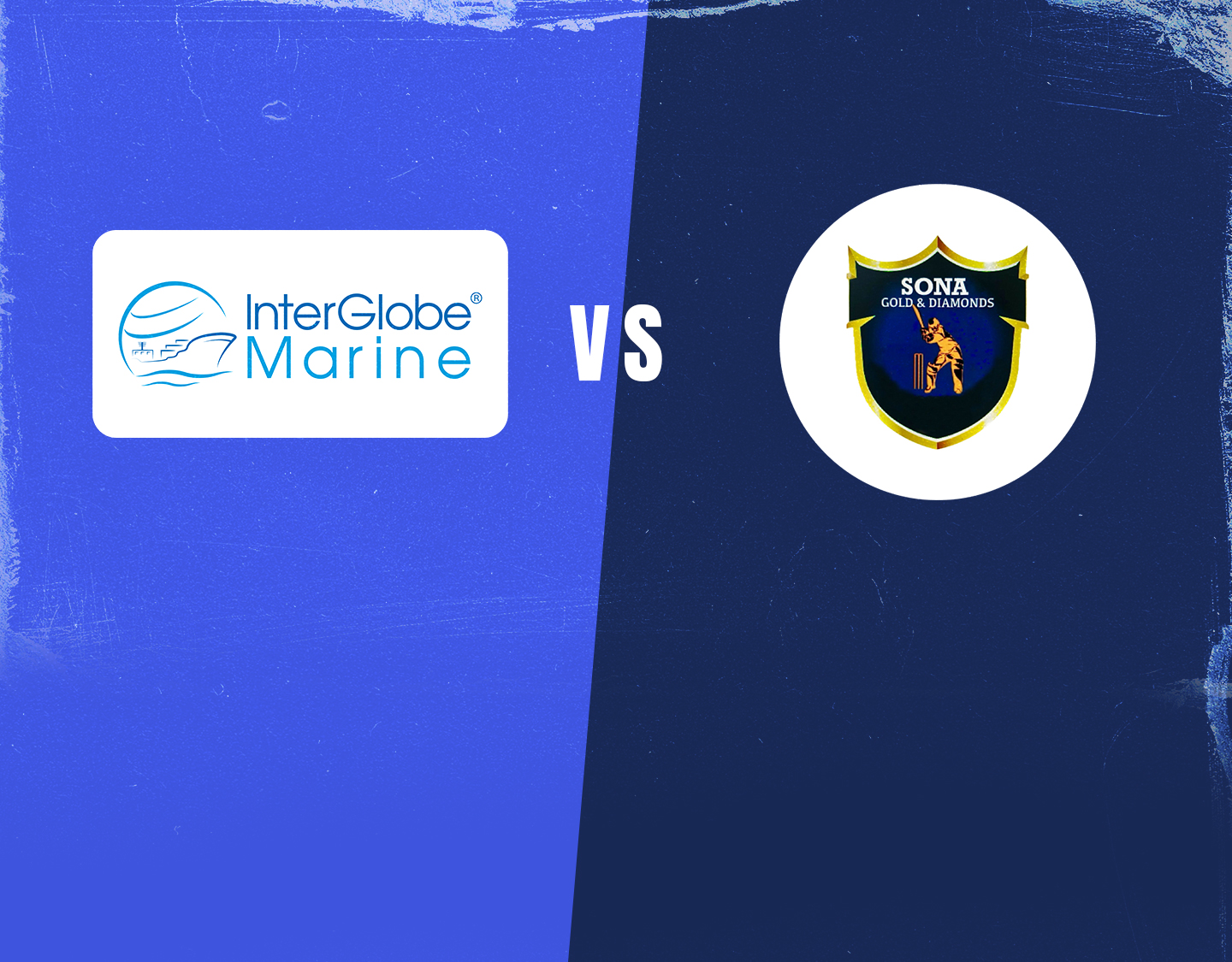 Match 24 of cbfs t10 league, 2022: interglobe marine vs sona gold & diamonds banner