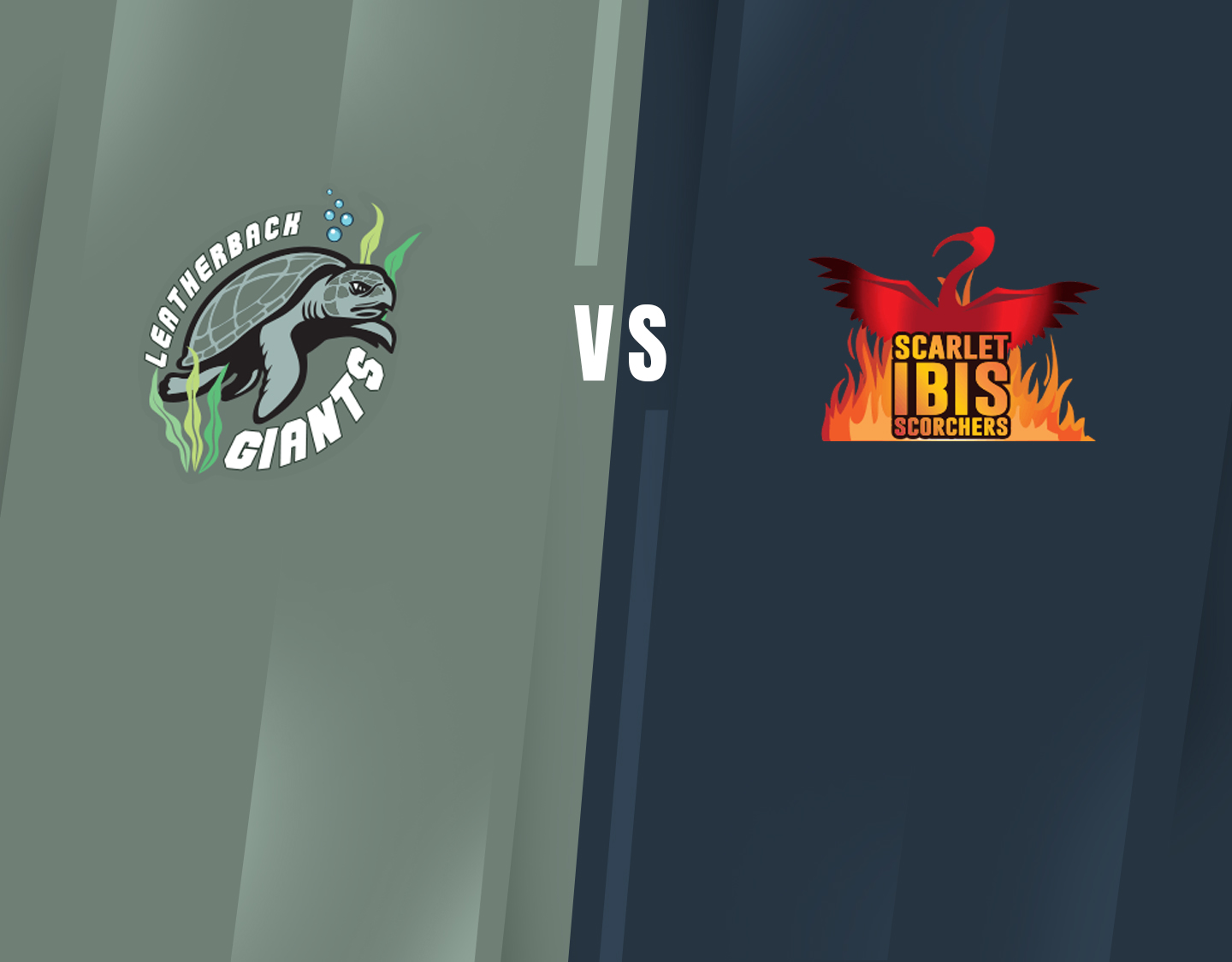 Match 9 of dream11 trinidad t10 blast: leatherback giants vs scarlet ibis scorchers banner