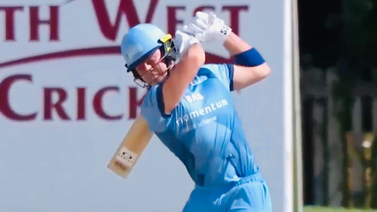 NO-LOOK SIXES! Brevis' savage six-hitting skill