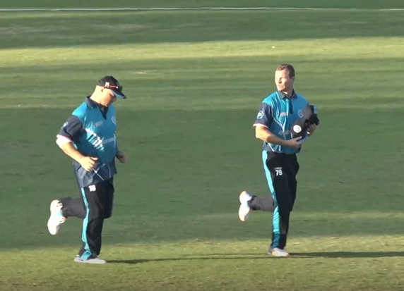 Gericke and bowlers guide Overseas home by 15 runs