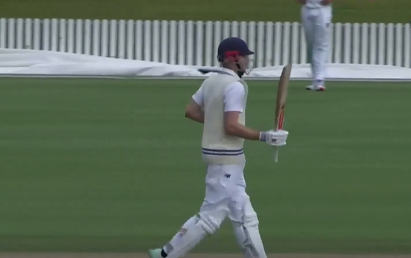 15 Fours, 2 Sixes! Patterson's gritty knock of 122