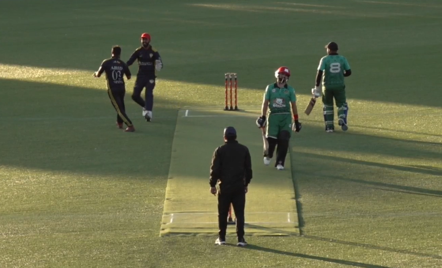 Ruthless Abid Ali derails Pak I Care Badalona with 3 for 4!