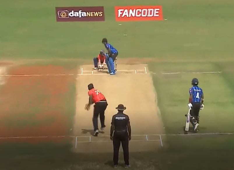 64 off 22! Jayasundaram smashes Karaikal XI bowlers