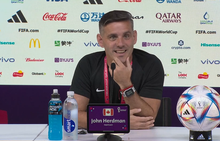 Pinching ourselves: Herdman on Canada's first WC appearance since 1986