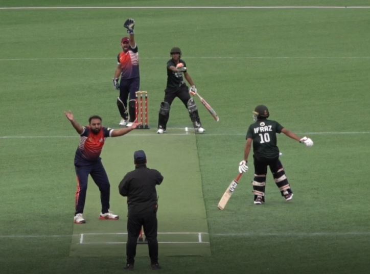 Haroon Salik spins his web with 4-fer