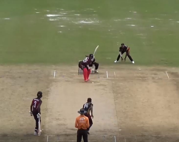 646! Pooran punishes Permaul