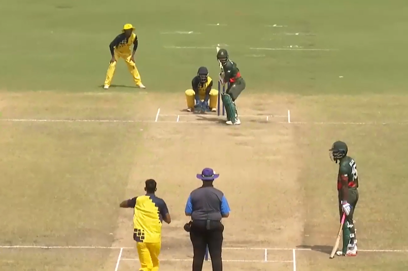 Towhid Hridoy plays a crucial knock of 66 for Bangladesh XI
