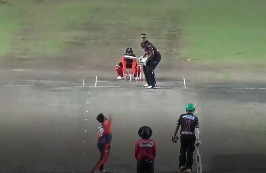 7 Sixes, 1 Four! Batoosingh's electrifying knock of 61*