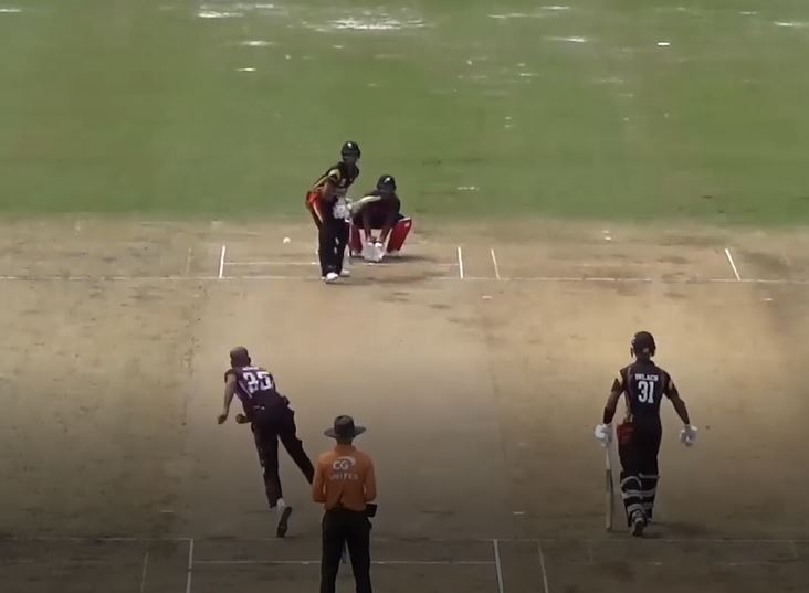 Cariah stings Guyanaa with a 3-fer