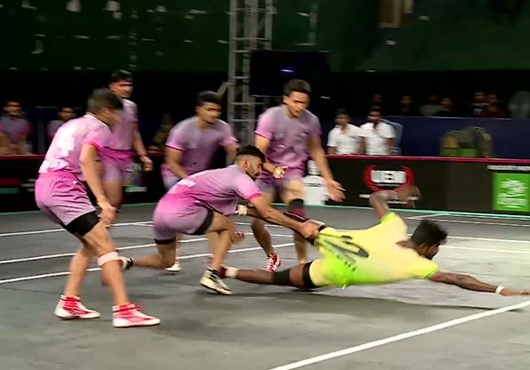 Sanjeevi topples Tuskers with his 13 raid points